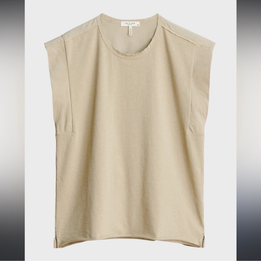 Rag & Bone Khaki Muscle Tee-New with Tags